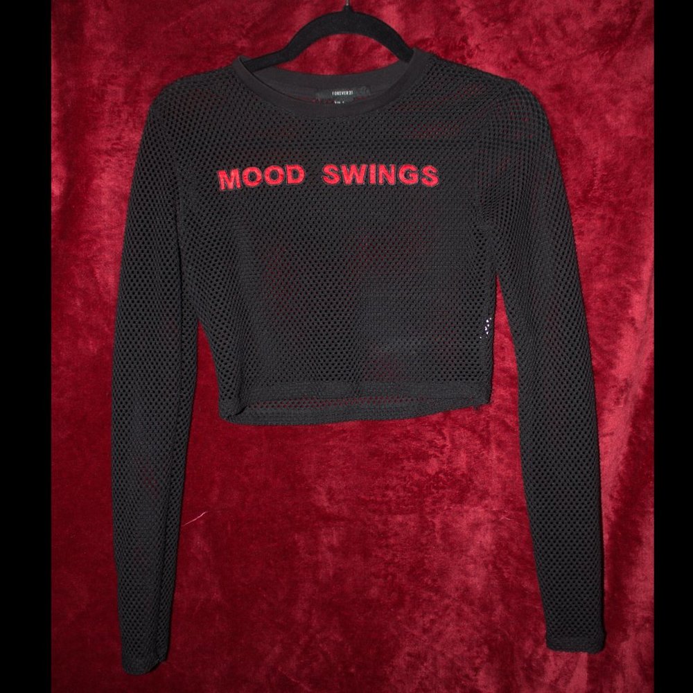 Forever 21 Mood Swings Mesh Top